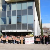 Prosvjed podrške riječkih studenata kolegama u Srbiji