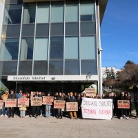 Prosvjed podrške riječkih studenata kolegama u Srbiji