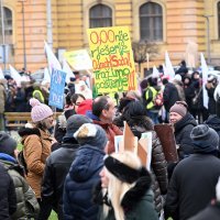 Zagreb: 'Adventski prosvjed' prosvjetnih djelatnika