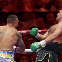 Oleksand Usik i Tyson Fury 18.5.2024.