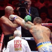 Oleksand Usik i Tyson Fury 18.5.2024.