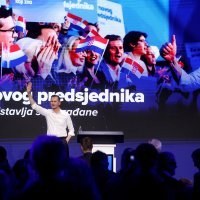 Predizborni skup Dragana Primorca u Zagrebu