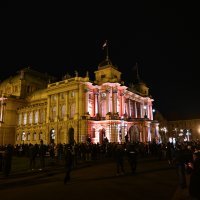 Okupljanje sudionika mirnog mimohoda Za sigurnu školu