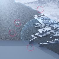 Prikaz aktivne zaštite koju ndui MARSS-ov sustav NiDAR