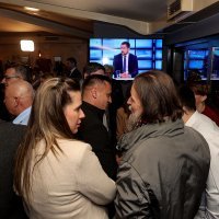 Izborni stožer predsjedničkog kandidata Mire Bulja u kafiću Saloon