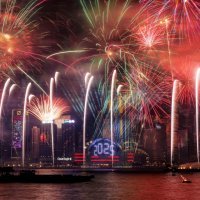 Doček Nove godine u Hong Kongu