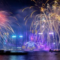 Doček Nove godine u Hong Kongu