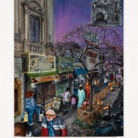 4 Old Theatre - Fordham, 18x14_, Oil on canvas, 2022