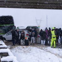 Lančani sudar kod Gospića