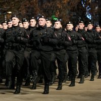 Banja Luka: Noćni vukovi na mimohodu povodom 'Dana Republike Srpske'