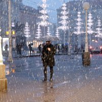 Snijeg od jutra pada u Zagrebu