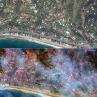 Satelitske snimke Pacific Palisadesa