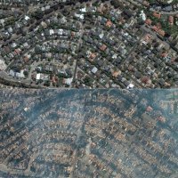 Satelitske snimke Pacific Palisadesa