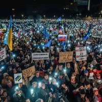 Prosvjed u Bratislavi