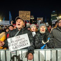 Prosvjed u Bratislavi