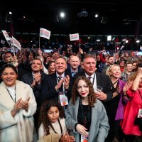 Slavlje u izbornom stožeru Zorana Milanovića