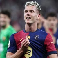 Dani Olmo; Barcelona Real Madrid, Superkup, 12.1.2025.