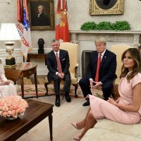 Kraljica Rania i Melania Trump 2018. godine