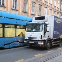 Sudar tramvaja i kamiona u Zagrebu
