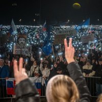 Prosvjed u Bratislavi protiv politike vlade Roberta Fica