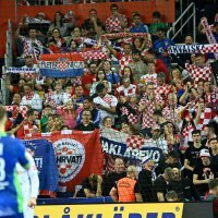 Hrvatska - Slovenija, rukomet, SP, navijači, 26.1.2025.