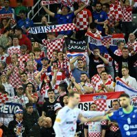 Hrvatska - Slovenija, rukomet, SP, navijači, 26.1.2025.