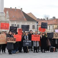 Studentski prosvjed u Osijeku