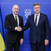 Denis Šmihal i Andrej Plenković