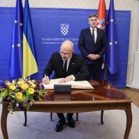 Denis Šmihal i Andrej Plenković