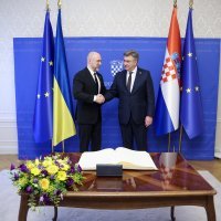 Denis Šmihal i Andrej Plenković