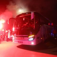 Ispraćaj rukometaša iz Karlovca u Arenu Zagreb na utakmicu polufinala SP u rukometu Hrvatska - Francuska