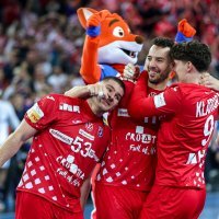 Hrvatska - Francuska, rukomet, polufinale SP, slavlje