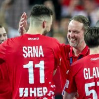 Hrvatska - Francuska, rukomet, polufinale SP, slavlje