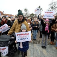 Prosvjed potpore liječnicima u Čakovcu