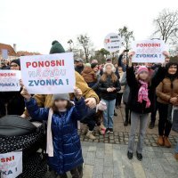 Prosvjed potpore liječnicima u Čakovcu