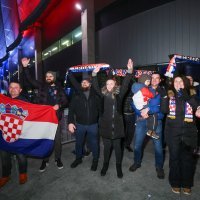 Navijači uoči treninga hrvatskih rukometaša 1.2.2025.