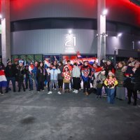 Navijači uoči treninga hrvatskih rukometaša 1.2.2025.