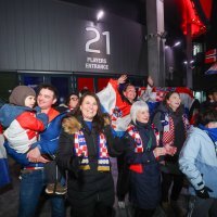 Navijači uoči treninga hrvatskih rukometaša 1.2.2025.