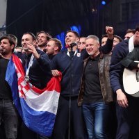 Nastup Marka Perkovića Thompsona na Trgu bana Jelačića