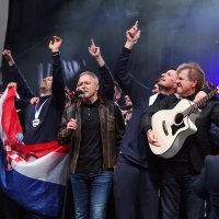 Nastup Marka Perkovića Thompsona na Trgu bana Jelačića