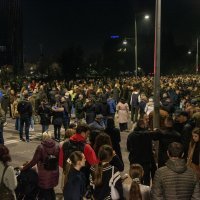 Podgorica: Neformalna grupa studenata "Kamo Sutra" je pozvala građane na blokadu mosta Blaža Jovanovića zbog zločina na Cetinju