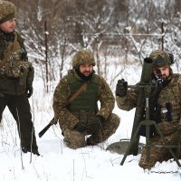 Ukrajinski vojnici na fronti kod Limana