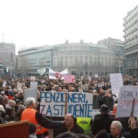 Umirovljenici daju podršku studentima u Srbiji