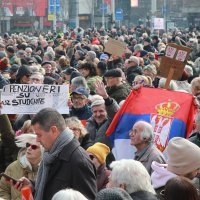 Umirovljenici daju podršku studentima u Srbiji