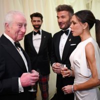 Kralj Charles, David Beckham, Victoria Beckham