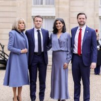 Brigitte Macron i Usha Vance