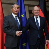 Wang Li i Olaf Scholz