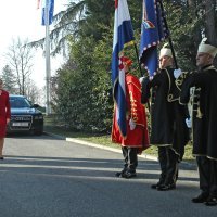 Prvi radni dan predsjednice RH Kolinde Grabar Kitarović na Pantovčaku 19. veljače 2015.