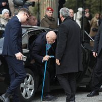Stjepan Mesić na Milanovićevoj inauguraciji