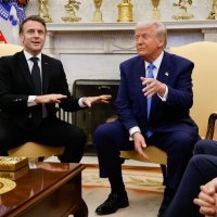Emmanuel Macron i Donald Trump